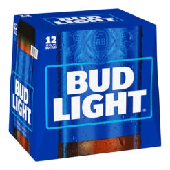 Bud Light Premium Light Lager Beer, 12 Pack 12 fl oz Bottles