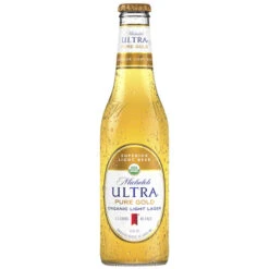 Michelob Ultra Pure Gold Organic Light Lager, 6-Pack Bottles