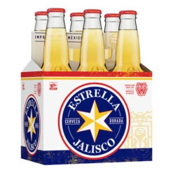 Estrella Jalisco Mexican Lager, 6pk Bottle - Premium Imported Pilsner