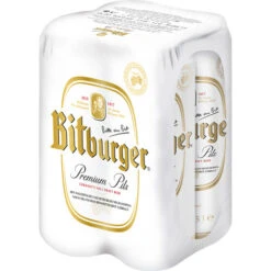 Bitburger Pilsner 4-Pack Cans