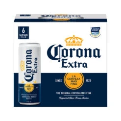 Corona Extra Mexican Lager Beer, 6-Pack, 12 oz Cans