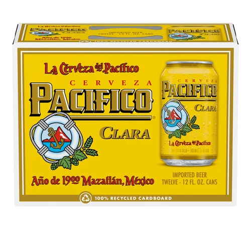 Pacifico Clara Mexican Pilsner-Style Lager, 12-Pack Cans 1 Pacifico Clara Mexican Pilsner-Style Lager, 12-Pack Cans