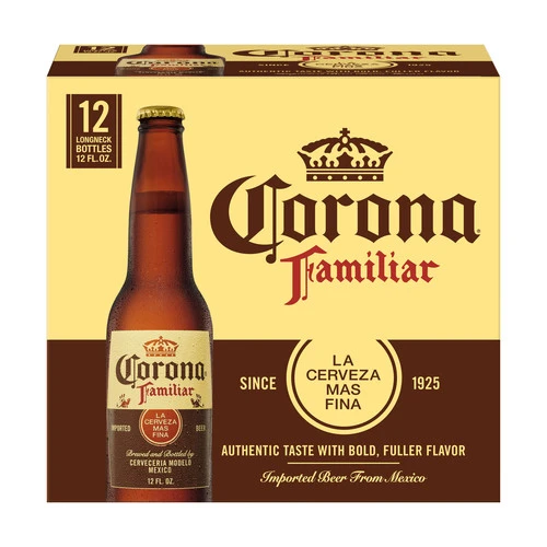 Corona Familiar Mexican Lager Beer - 12pk Bottles 1 Corona Familiar Mexican Lager Beer - 12pk Bottles