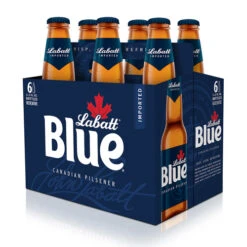 Labatt Blue Canadian Pilsner Beer, 6-Pack Bottles