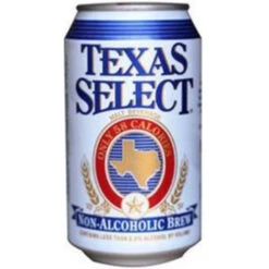 Texas Select Non-Alcoholic Beer - Refreshing Classic Lager Cans