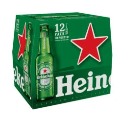 Heineken Lager Beer, 12pk Bottles