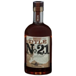 Title No. 21 Bourbon Whiskey - Award-Winning Smooth American Spirit