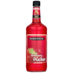 DeKuyper Pucker Strawberry Passion Schnapps Liqueur