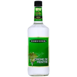 DeKuyper Creme De Menthe White Liqueur - Premium Mint Spirit