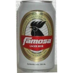 Famosa Guatemalan Lager Beer Cans