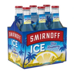 Smirnoff Ice Blue Raspberry 6-Pack Bottles
