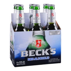 Beck's Non-Alcoholic Beer - Authentic German Brew, 6-Pack Glass Bottles