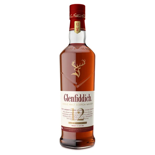 Glenfiddich 12 Year Old Sherry Cask Finish Single Malt Scotch Whisky 1 Glenfiddich 12 Year Old Sherry Cask Finish Single Malt Scotch Whisky
