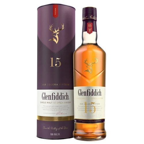 Glenfiddich 15 Year Old Unique Solera Reserve Single Malt Scotch Whisky 1 Glenfiddich 15 Year Old Unique Solera Reserve Single Malt Scotch Whisky