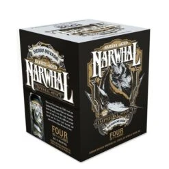 Sierra Nevada Barrel Aged Narwhal Imperial Stout - 4-Pack 16oz Cans