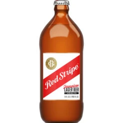 Red Stripe Lager Beer, 24oz Large Bottle