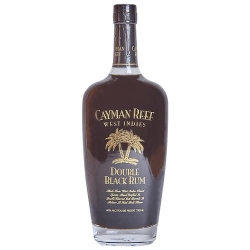 Cayman Reef West Indies Double Black Rum - 80 Proof Caribbean Dark Rum 1 Cayman Reef West Indies Double Black Rum - 80 Proof Caribbean Dark Rum