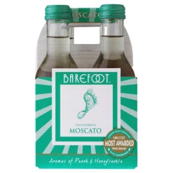 Barefoot Moscato 4pk
