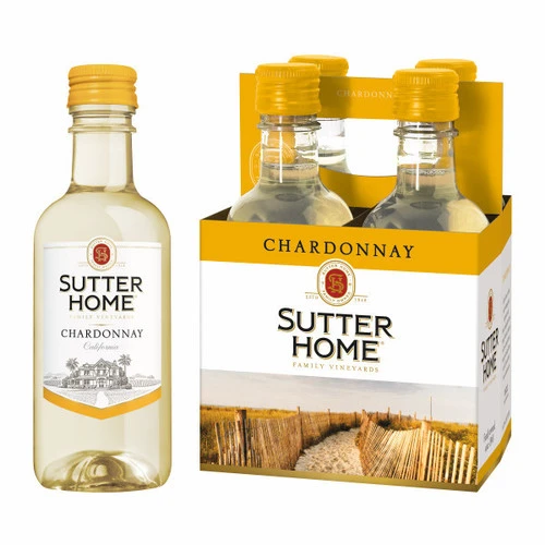 Sutter Home Chardonnay 4pk 187ml Bottles 1 Sutter Home Chardonnay 4pk 187ml Bottles