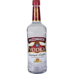 McCormick Vodka 80 Proof Plastic Bottle with Built-In Handle