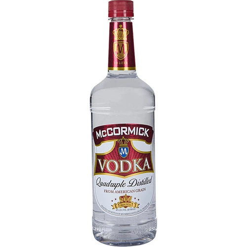 McCormick Vodka 80 Proof Plastic Bottle with Built-In Handle 1 McCormick Vodka 80 Proof Plastic Bottle with Built-In Handle