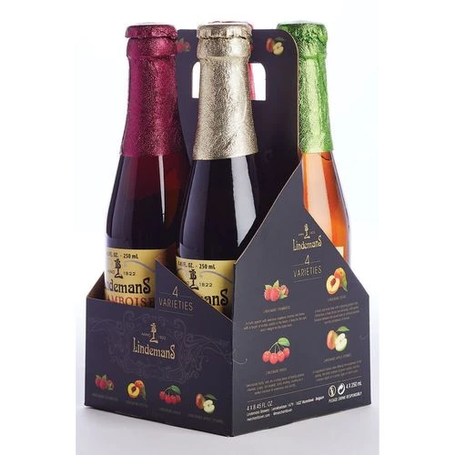 Lindemans Variety Pack - Premium Belgian Lambic Beer (4 x 250ml Bottles) 1 Lindemans Variety Pack - Premium Belgian Lambic Beer (4 x 250ml Bottles)