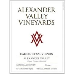 Alexander Valley Vineyards Estate Grown & Bottled Cabernet Sauvignon