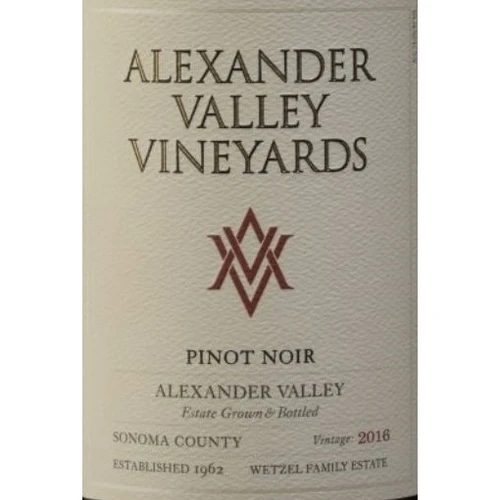 Alexander Valley Pinot Noir 1 Alexander Valley Pinot Noir
