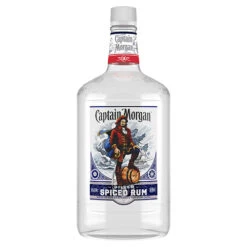 Captain Morgan Silver Spiced Rum - Smooth White Rum with Tropical Spice