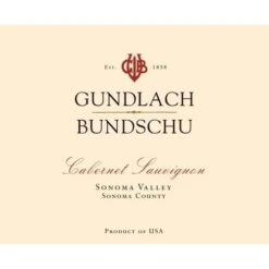 Gundlach Bundschu Cabernet Sauvignon