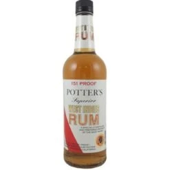 Potter's 151 Overproof Rum
