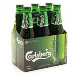 Carlsberg Lager - 6 x 330ml Bottles