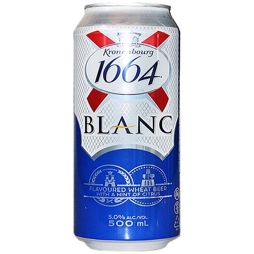Kronenbourg 1664 Blanc Wheat Beer - 4pk 16oz Cans 1 Kronenbourg 1664 Blanc Wheat Beer - 4pk 16oz Cans
