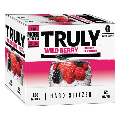 Truly Wild Berry Hard Seltzer - 6-Pack 12oz Cans 1 Truly Wild Berry Hard Seltzer - 6-Pack 12oz Cans