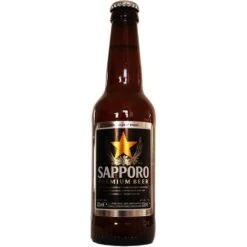 Sapporo Premium Black Beer, 22oz Can - Bold Japanese Dark Lager