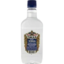 Taaka Vodka 80 Proof - Smooth & Versatile (Plastic Bottle)