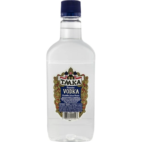 Taaka Vodka 80 Proof - Smooth & Versatile (Plastic Bottle) 1 Taaka Vodka 80 Proof - Smooth & Versatile (Plastic Bottle)