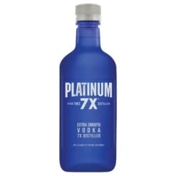 Platinum 7X Vodka Plastic Traveler Bottle