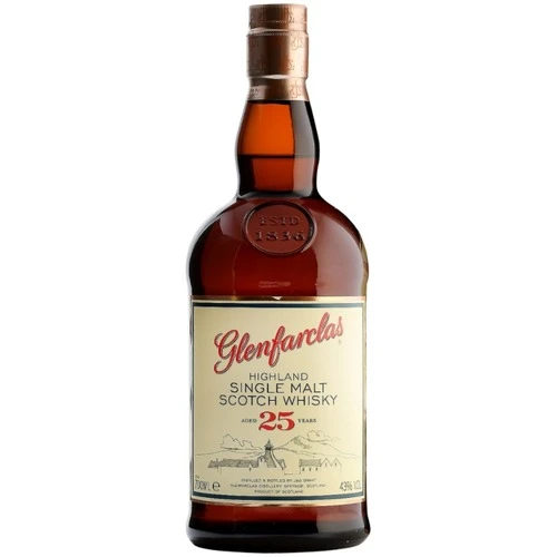 Glenfarclas 25 Year Old Highland Single Malt Scotch Whisky 1 Glenfarclas 25 Year Old Highland Single Malt Scotch Whisky