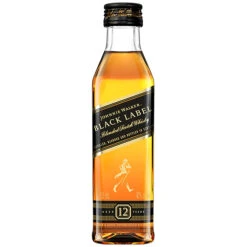 Johnnie Walker Black Label Scotch Whisky Set with Two 50ml Miniatures