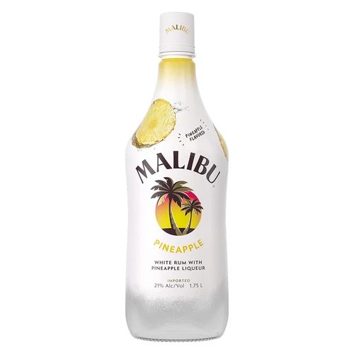 Malibu White Rum With Pineapple Liqueur 1 Malibu White Rum With Pineapple Liqueur