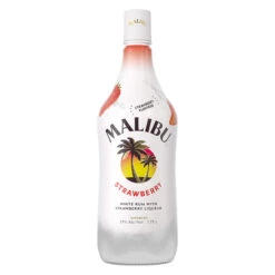 Malibu White Rum with Strawberry Liqueur
