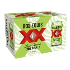 Dos Equis Lager Lime & Salt - 6 Pack Cans