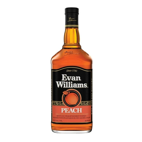 Evan Williams Peach Bourbon Whiskey 1 Evan Williams Peach Bourbon Whiskey