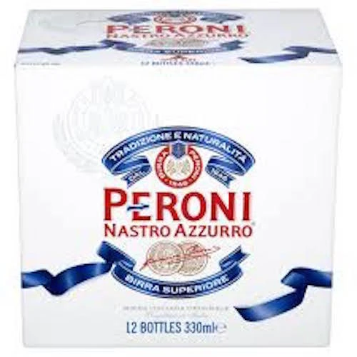 Peroni Nastro Azzurro Italian Lager - 12pk Glass Bottles 1 Peroni Nastro Azzurro Italian Lager - 12pk Glass Bottles
