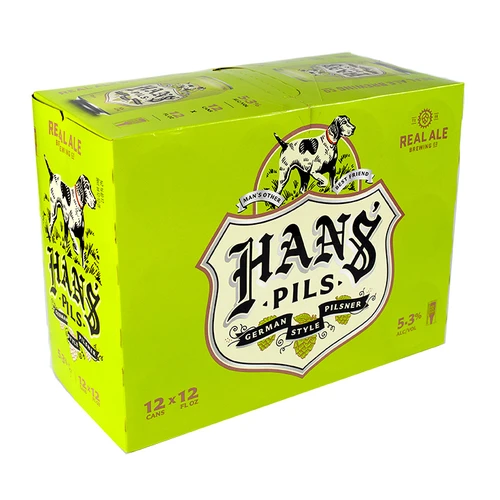 Real Ale Hans’ Pils German-Style Pilsner - 12pk Cans 1 Real Ale Hans’ Pils German-Style Pilsner - 12pk Cans