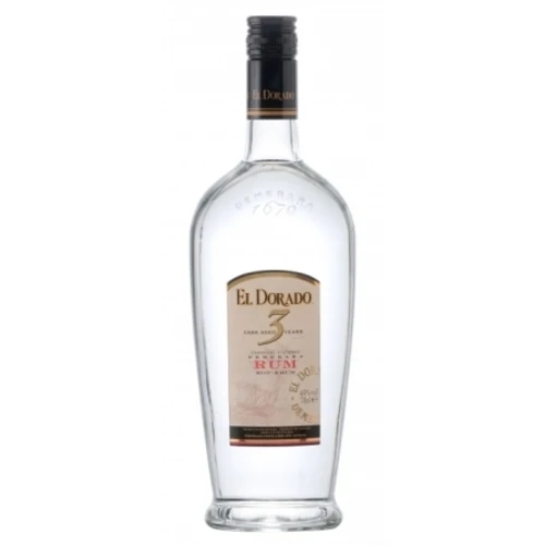 El Dorado 3 Year Old Cask Aged White Rum 1 El Dorado 3 Year Old Cask Aged White Rum