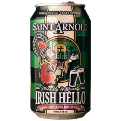 Saint Arnold Irish Hello Dry Stout Craft Beer Cans