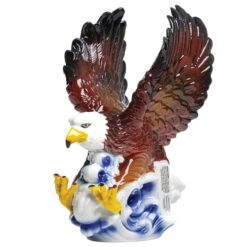 Eagle American Bourbon Whiskey - Limited Edition Ceramic Collector's Bottle