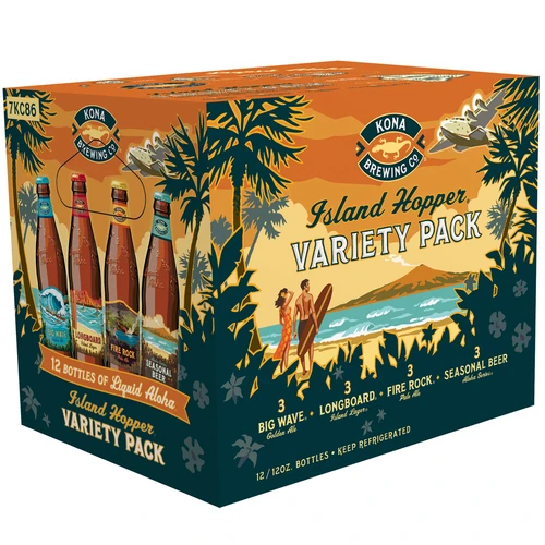 Kona Brewing Co. Island Hopper Variety Sampler - 12pk Bottles 1 Kona Brewing Co. Island Hopper Variety Sampler - 12pk Bottles